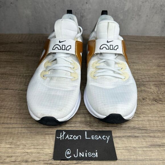 Nike~Women’s~Air Max Bella TR 5 White/Gold/Silver Running Shoes~Size 9 - Picture 3 of 9